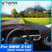 Vtear Car Dashboard Mat Decoration Interior Anti-Dirty Pad Accessories Non-Slip Cover Trim Parts For BMW 318i 320d 330d G20 2021
