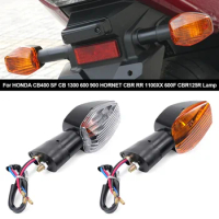 Motorcycle Turn Signal Light For HONDA CB400 SF CB 1300 600 900 HORNET CBR RR 1100XX 600F CBR125R Flasher Indicator Accessories
