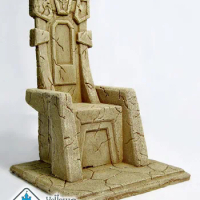 New Arrival cloth myth Sea King Poseidon Resin Throne Stone Color Action Figure Toy Metal Armor Model