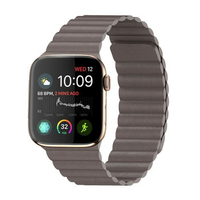 現貨降價出清 Apple Watch 42mm 棕色 4 3 2 1 皮質磁吸式錶帶