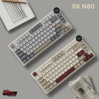 Royal Kludge RK N80 Low Profile Wireless Mechanical Keyboard with Knob & Screen 75% Hotswappable Top