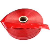 5Mx50mm Food Grade Red Plastic Sausage Casings for Sausage Machine Salami Shell for Sausage Maker Hot Dog Plastic Casing Tools