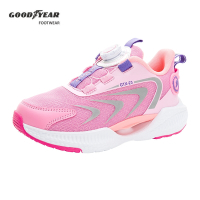 【GOODYEAR 固特異】 暗夜先鋒-旋轉扣夜光運動鞋/童 透氣 旋轉扣 穩定鞋墊 粉 (GAKR48413)