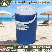 cooler box Ice Bucket Three Walled Kapasitas Besar Tong Merah Tahan Dingin Dan Panas Termos tong Ter