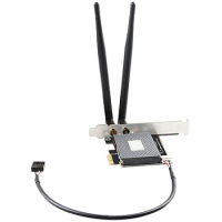 MINI PCIE Desktop Wifi Adapter PCI-E X1 Wireless WiFi Network Adapter Converter Card Support Bluetooth for PC