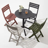 Pvc Plastic Foldable Garden Chairs Waterproof Fishing Camping Garden Chairs Ergonomic Nordic Terraza Muebles Patio Furniture