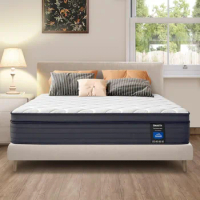 Queen Size Mattresses - 12 Inch Hybrid Queen Mattress in a Box, Memory Foam Queen Matress with Motion Isolation and Pressure