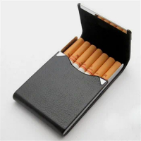 Light Aluminum Cigar Cigarette Case Tobacco Holder Pocket Box Storage Container Cigarette Accessories Protect Cigarettes Box