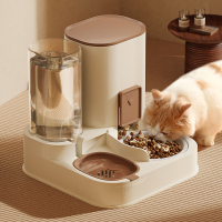 貓碗雙碗自動飲水自動喂食器一體貓狗碗食盆喝水大容量寵物用品