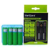 4PCS VTC5A 3.7V 2600mAh 18650 li-ion battery for US18650VTC6 30A Flashlight Toy Tools battery +1PCS VariCore V20I Charger