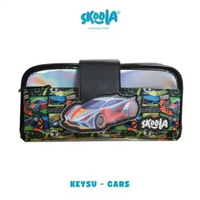 Skoola Tempat Pensil Lipat 3 Pencil Case Threefold Anak Perempuan Laki - Laki Lucu Unicorn Fairy Cup