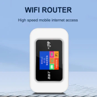 MF230 4G LTE WiFi Router 150Mbps LCD Indicator Display with SIM Card Slot Portable Wireless Router 2500mAh LTE Modem