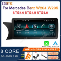 COREYES 12.3" Android 12.0 For Mercedes Benz W204 W205 X253 2007-2018 Car Radio Multimedia Player Carplay Head Unit BT GPS