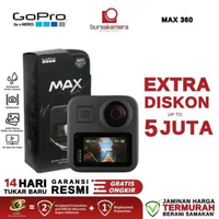 GoPro Max Action Camera 360 Go Pro MAX 360 Kamera 360 Garansi Resmi +Memory256GB