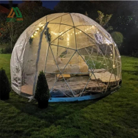 Outdoor 3.6m garden camping transparent star igloo dome tent