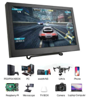 9.7inch 2K Monitor 2048X1536 Portable Monitor High Definition Display Mini HDMI-compatible Camera Respberry Pi LED IPS Screen
