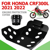 For HONDA CRF300L CRF300 Rally CRF 300 L CRF 300L Motorcycle Accessories Engine Protection Cover Chassis Guard Under Skid Plate