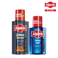 【Alpecin官方直營】咖啡因洗髮露 250ml 一般型C1+咖啡因頭髮液200ml
