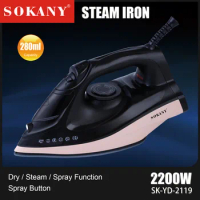 SOKANY 2119 iron household steam electric ing clothes spray portable