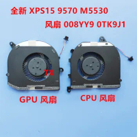 New Dell Xps15 9570 M5530 Fan 008yy9 0tk9j1 Radiator