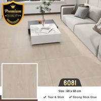 Wallpaper Sticker Lantai Keramik Granit / Lantai Vinyl Marble 60x60 Kualitas Premium Granit 6081