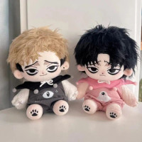 Anime Killing Stalking Handsome Boy 20cm Toys Nude Doll Dress Up Clothes Soft Doll Stuffed Plushie 6103