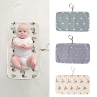 Portable Changing Pad for Baby Diaper Bag and Travel Changing Station Foldable Baby Diaper Changing Pad Waterproof Newborn Diape