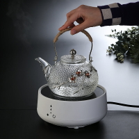 電陶爐燒水壺單壺提梁壺泡茶煮水壺玻璃茶具套裝功夫茶過濾燒茶壺