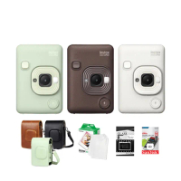 【FUJIFILM 富士】Instax Mini Liplay 拍立得相機(送皮套20張底片...超值組)