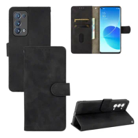 For OPPO Reno 6 Pro Plus 5G Luxury Flip Skin Texture PU Leather Card Slots Wallet Stand Case For OPPO Reno 6 5G Reno6 Phone Bag