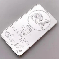 1 OZ 999 Fine Silver Bullion Bar American Prospector US Union Metal Coin Collectible Value