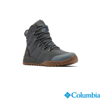 Columbia 哥倫比亞官方旗艦 男款-FAIRBANKS™Omni-Tech防水鋁點保暖雪靴-深灰(UBI53710DY/HF)
