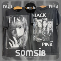 เสื้อ ผ้าเฟด BLACK PINK - LISA คําแนะนําการขายที่ร้อนแรงในเดือนนี้  สกรีน  ลาย  กวน
