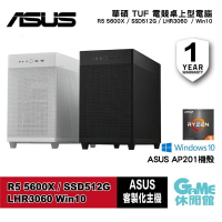 【最高9%回饋 5000點】ASUS 華碩 電競桌上型電腦 R5 5600X SSD512G LHR3060 Win10【GAME休閒館】