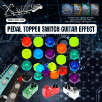 Pedal Topper Efek gitar Cover Topi Knob Knop Efek Pedal Gitar Bass Footswitch Start Topper Efek Gita