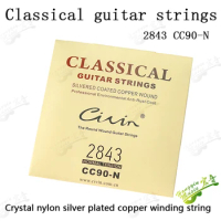 Classical guitar string Wooden guitar string Round string silver plated copper wound guitar repair material accessories