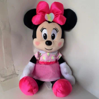 26cm MINISO Mickey Minnie Mouse Cosplay Doll Plush Dolls Kids Gift Pendant Accessories