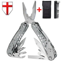 EDC Survival Multi tool Knife Outdoor Swiss Army Tools Pocket Folding Pliers Knife Bottle Opener Keychain for Camping Hiking