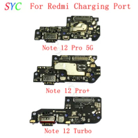 USB Charging Port Connector Board For Xiaomi Redmi Note 12 Pro+ Note 12 Turbo Charging Connector Repair Parts
