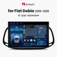 Junsun X7 MAX 13.1“ 2K AI Voice Wireless CarPlay Android Auto Car Radio For Fiat Doblo 2015 - 2019 Multimedia autoradio