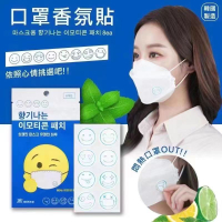 韓國 口罩貼紙 表情香氛貼