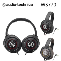 鐵三角 ATH-WS770 輝煌金屬重低音 耳罩式耳機 2色 可選