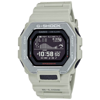 CASIO 卡西歐 G-SHOCK 藍牙連線 衝浪時尚電子腕錶 母親節 禮物 50.9*46mm / GBX-100-8