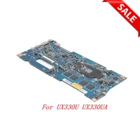 Nokotion 60NB0CW0-MB2020 Main board For Asus ZenBook UX330U UX330UA Laptop Motherboard REV 2.0 With i5-6200u CPU 8G Memory