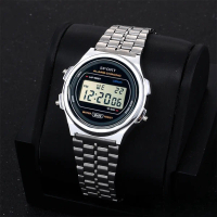 ✨ Best Selling LED Electronic Watch WR F91W Steel Strap A159 New Round Fashion Watch Multi Function