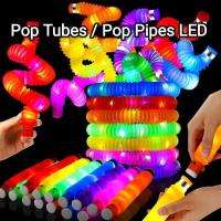 MAINAN VIRAL MAINAN ANAK LIGHT UP POP PIPES MAINAN POP TUBES
