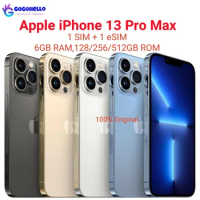 98% New Original Apple iPhone 13 Pro Max 128GB 256GB 512GB 1TB ROM Genuine OLED A15 IOS Face ID NFC Unlocked 5G Cell Phone