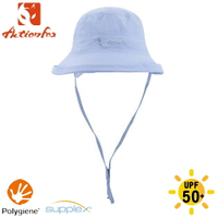 【ActionFox 挪威 女 抗UV抗菌簡約遮陽帽《藍》】631-5263/漁夫帽/防曬帽/休閒帽
