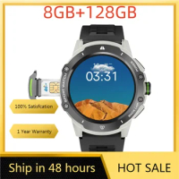 2024 KB08 Smart Watch 4G Network SIM Card 1.43''AMOLED 200W Camera With GPS Wifi Google Play Dynamic Dial Android For Men Women