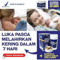 [COD] Kapsul Kutuk Hi Min Original Albumin Naturafit High Protein Herbal Untuk Luka Pasca Melahirkan